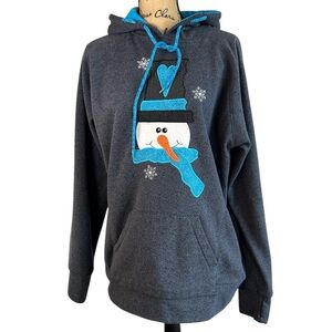 VTG J. America Snowman Hoodie